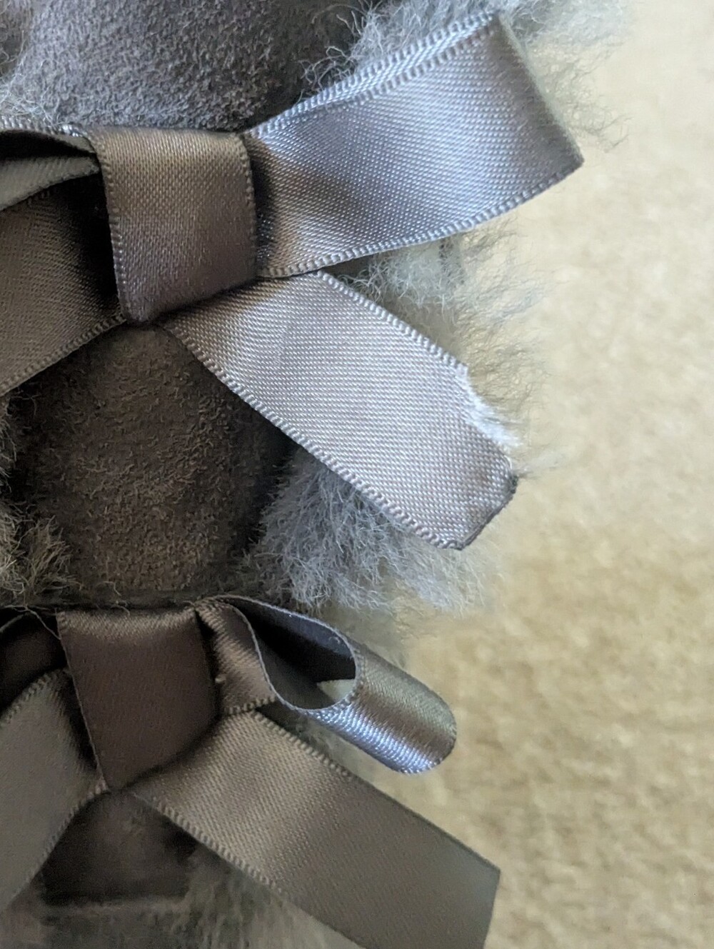 UGG Bailey Bow Boots, Women's -  Grey - Picture 3 of 5